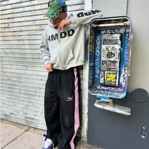 HMDD Navy and Red Monster Track Pants
